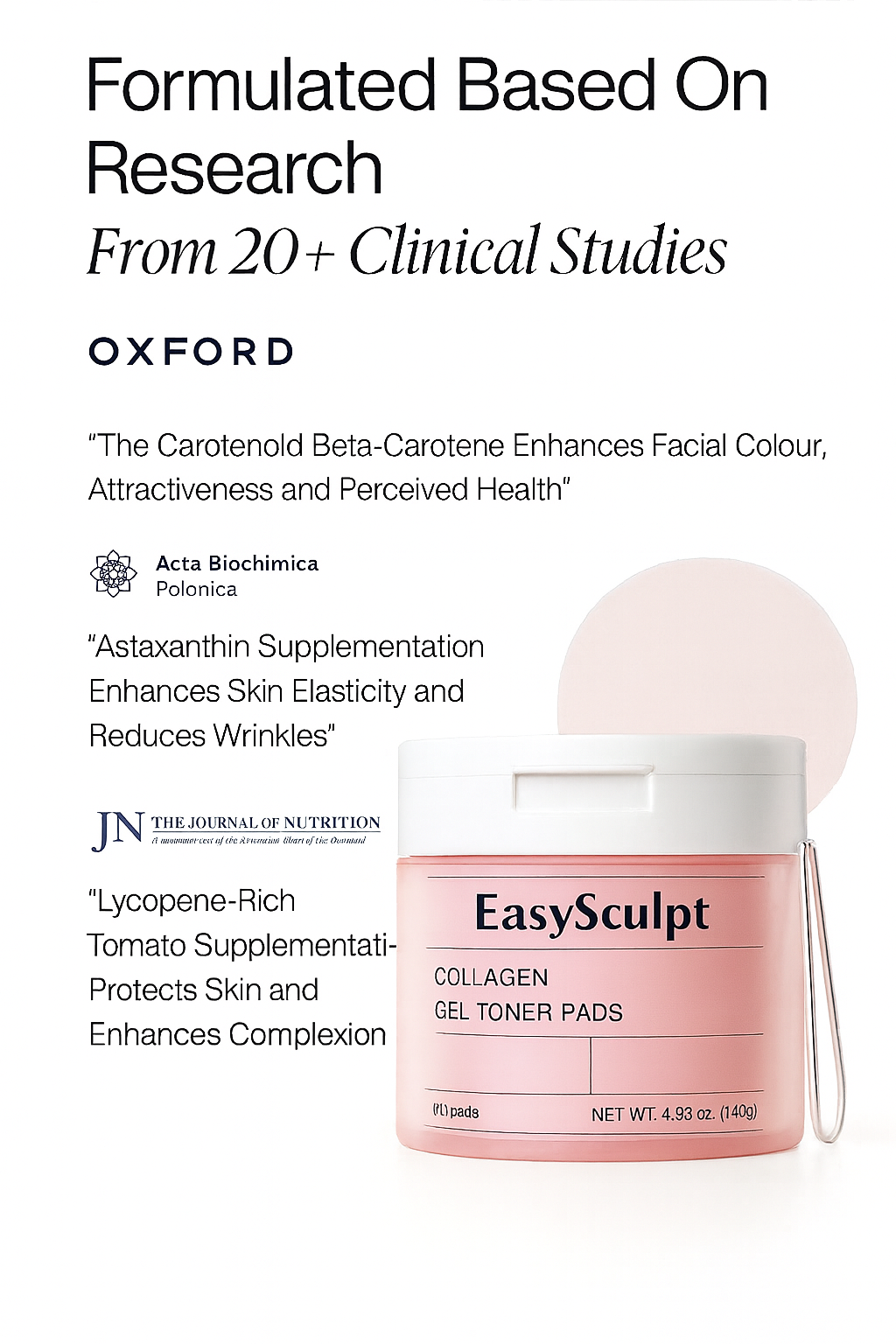 Collagen Gel Toner Pads